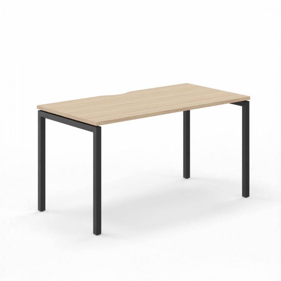 Nova U Scalloped Edge Bench Desk